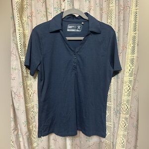 Cutter & Buck Drytec Luxe Polo Navy Size Medium *Pristine*